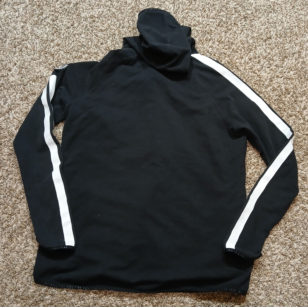 Victoria Secret Pink Black Zip Up Hoodie Size M - Picture 9 of 9